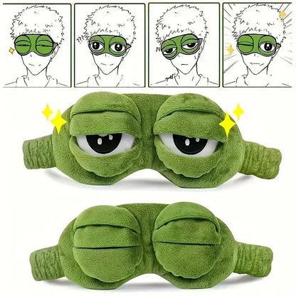 Sleep Mask Plush Padded Light-Blocking Elastic Band