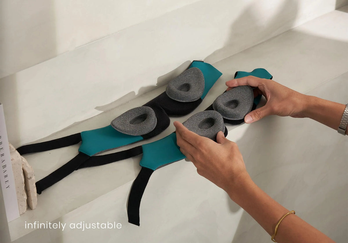 Sleep Mask Weighted Light-Blocking Adjustable Fit