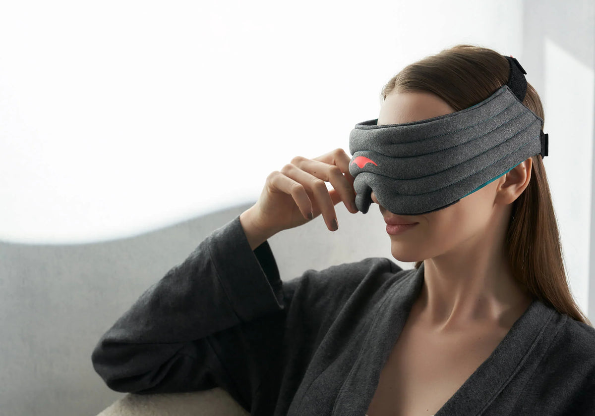 Sleep Mask Weighted Light-Blocking Adjustable Fit