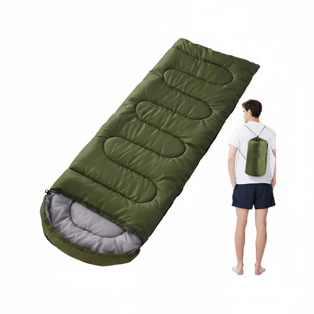 Sleeping Bag Hollow Cotton Filling Spacious Envelope Design