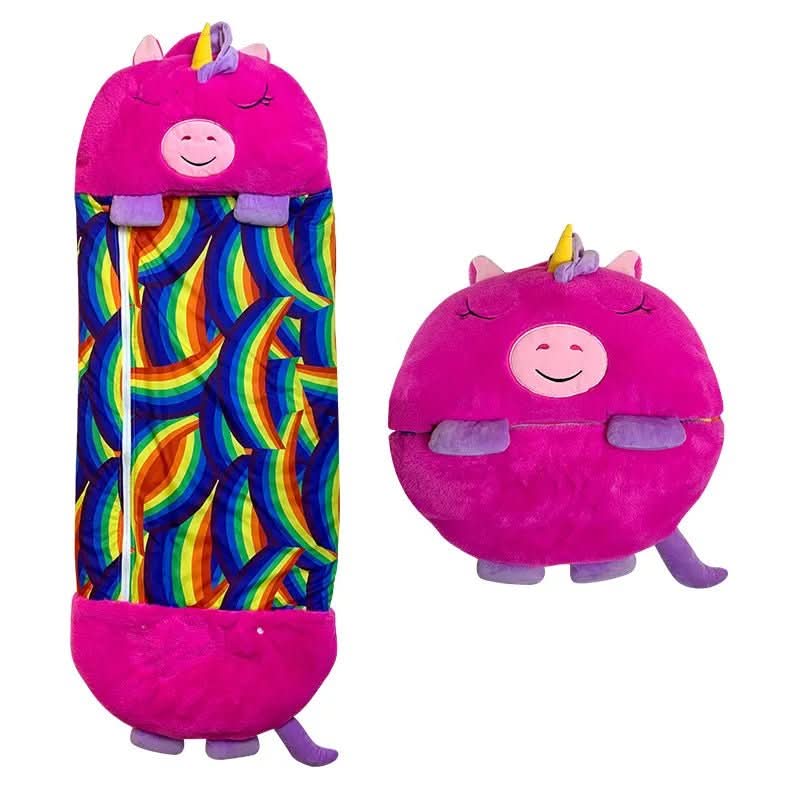 Sleeping Bag Plush Toy 2-In-1 Machine Washable