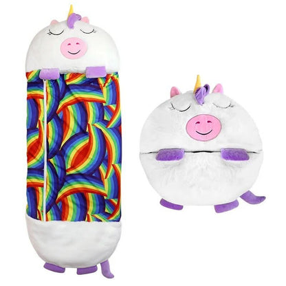 Sleeping Bag Plush Toy 2-In-1 Machine Washable