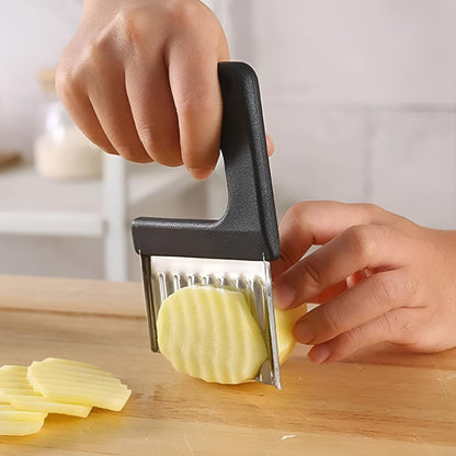 Slicer Crinkle-Cut Stainless Steel Dishwasher-Safe