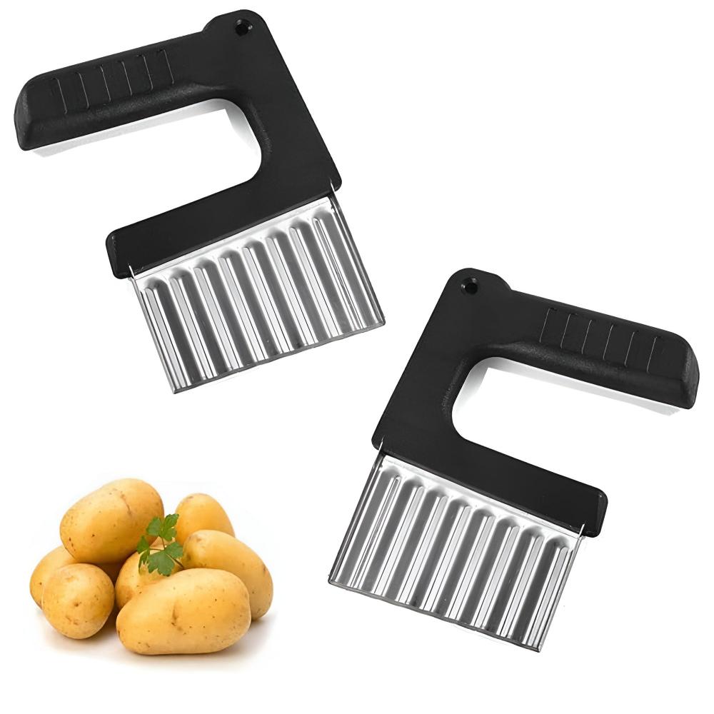 Slicer Crinkle-Cut Stainless Steel Dishwasher-Safe