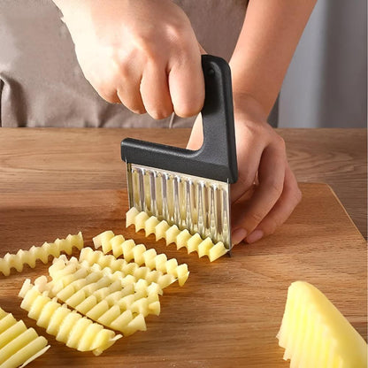 Slicer Crinkle-Cut Stainless Steel Dishwasher-Safe