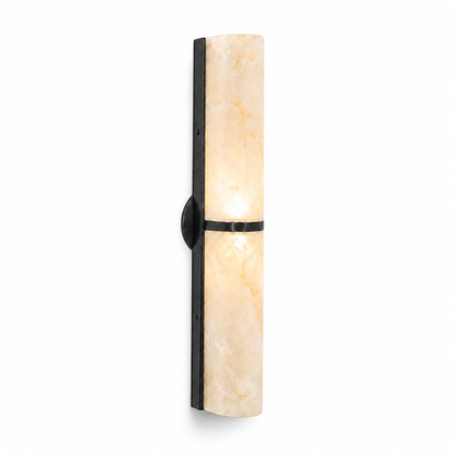 Slim Natural Alabaster LED Wall Sconce