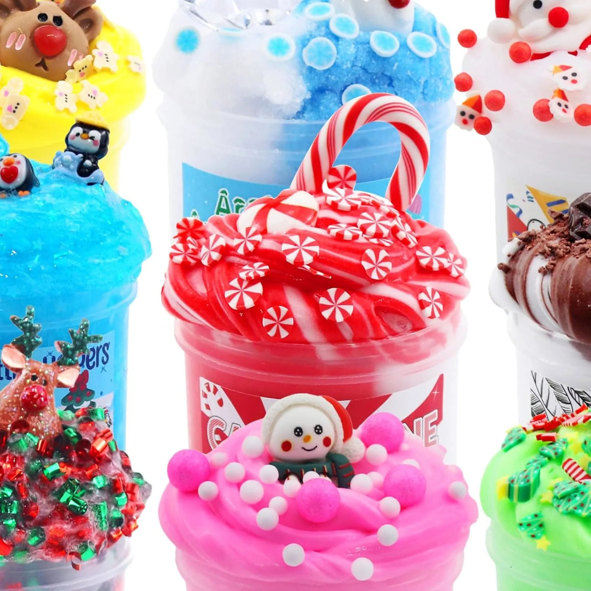 Slime Advent Calendar 24-Day Non-Sticky 12 Pots