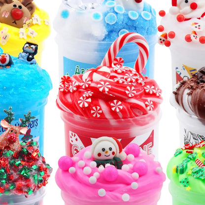 Slime Advent Calendar 24-Day Non-Sticky 12 Pots