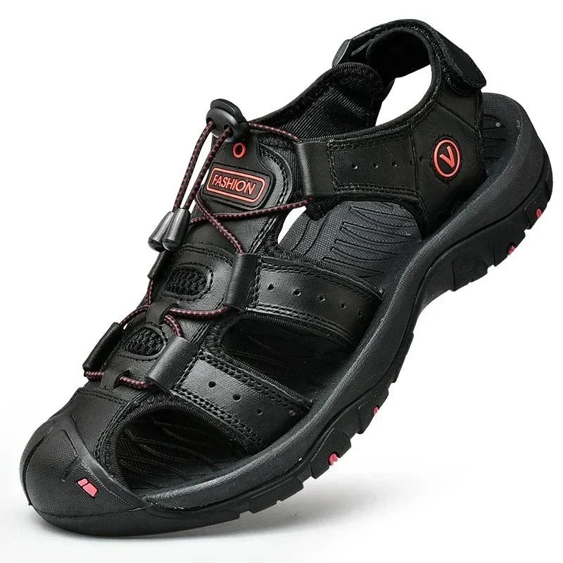 Slip-On Sandals Breathable Cushioned Sole Elastic Band