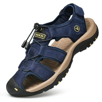 Slip-On Sandals Breathable Cushioned Sole Elastic Band