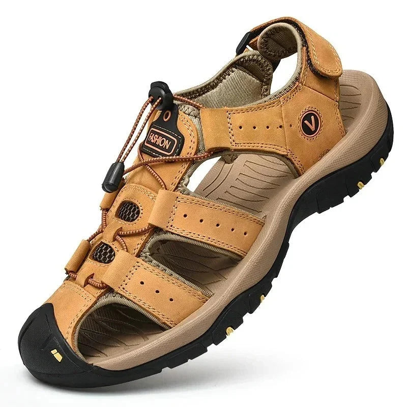 Slip-On Sandals Breathable Cushioned Sole Elastic Band