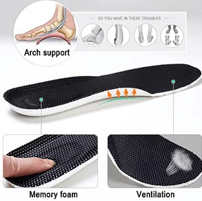 Slip-On Shoes Arch Support Cushioned Insole