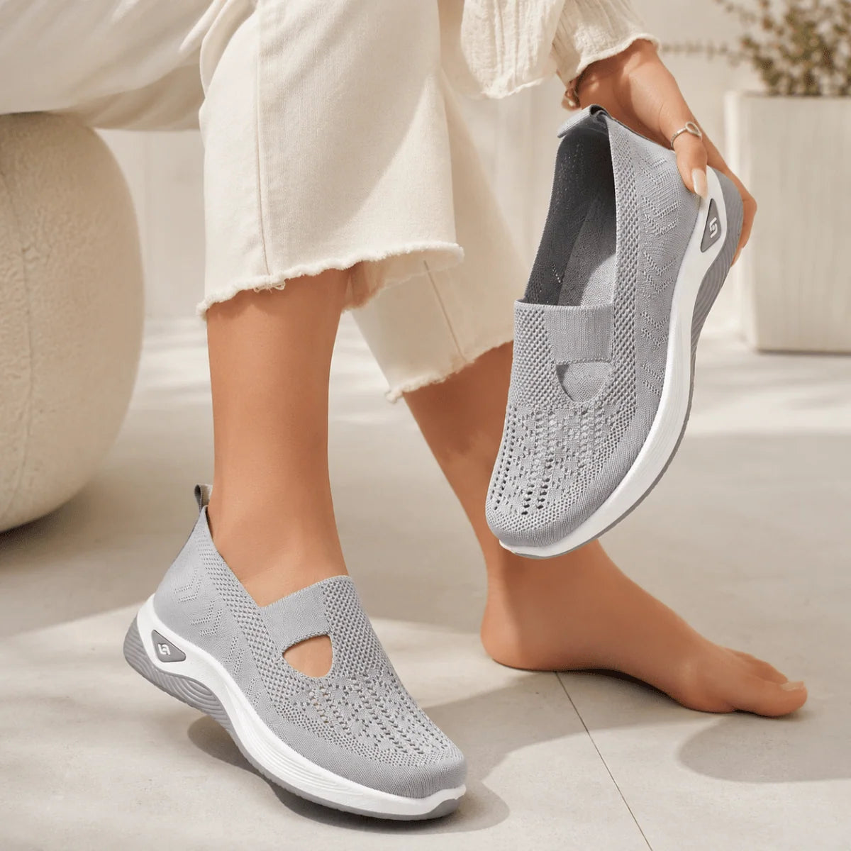 Slip-On Shoes Orthopedic Gel-Cushioned Slip-Resistant