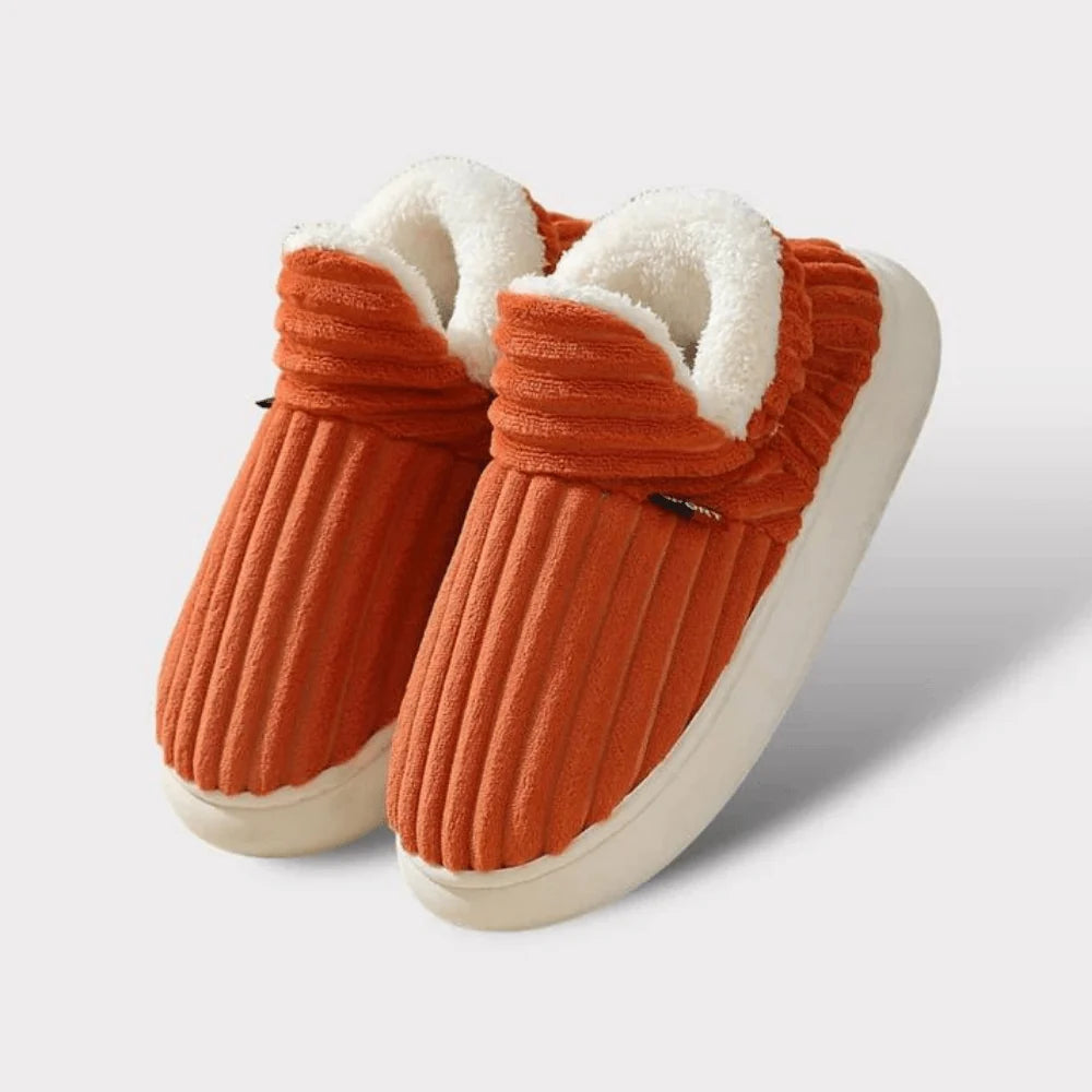 Slippers Vegan Fleece Lined Non-Slip Sole Machine Washable