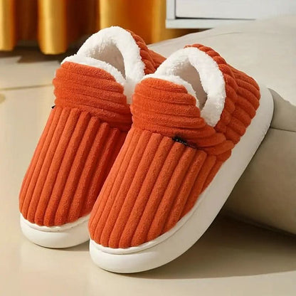 Slippers Vegan Fleece Lined Non-Slip Sole Machine Washable