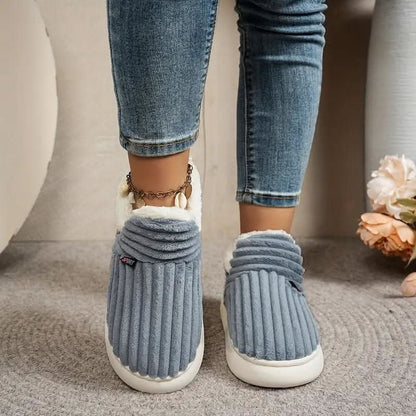 Slippers Vegan Fleece Lined Non-Slip Sole Machine Washable