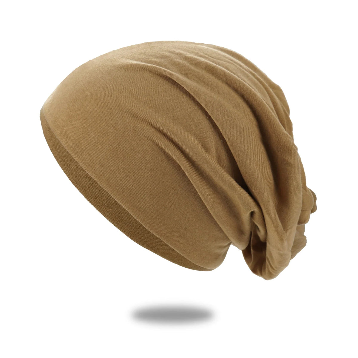 Slouch Beanie Cotton Blend Breathable Relaxed Fit