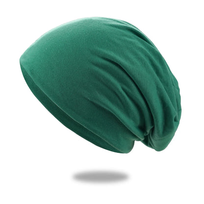 Slouch Beanie Cotton Blend Breathable Relaxed Fit