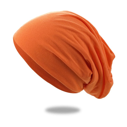 Slouch Beanie Cotton Blend Breathable Relaxed Fit