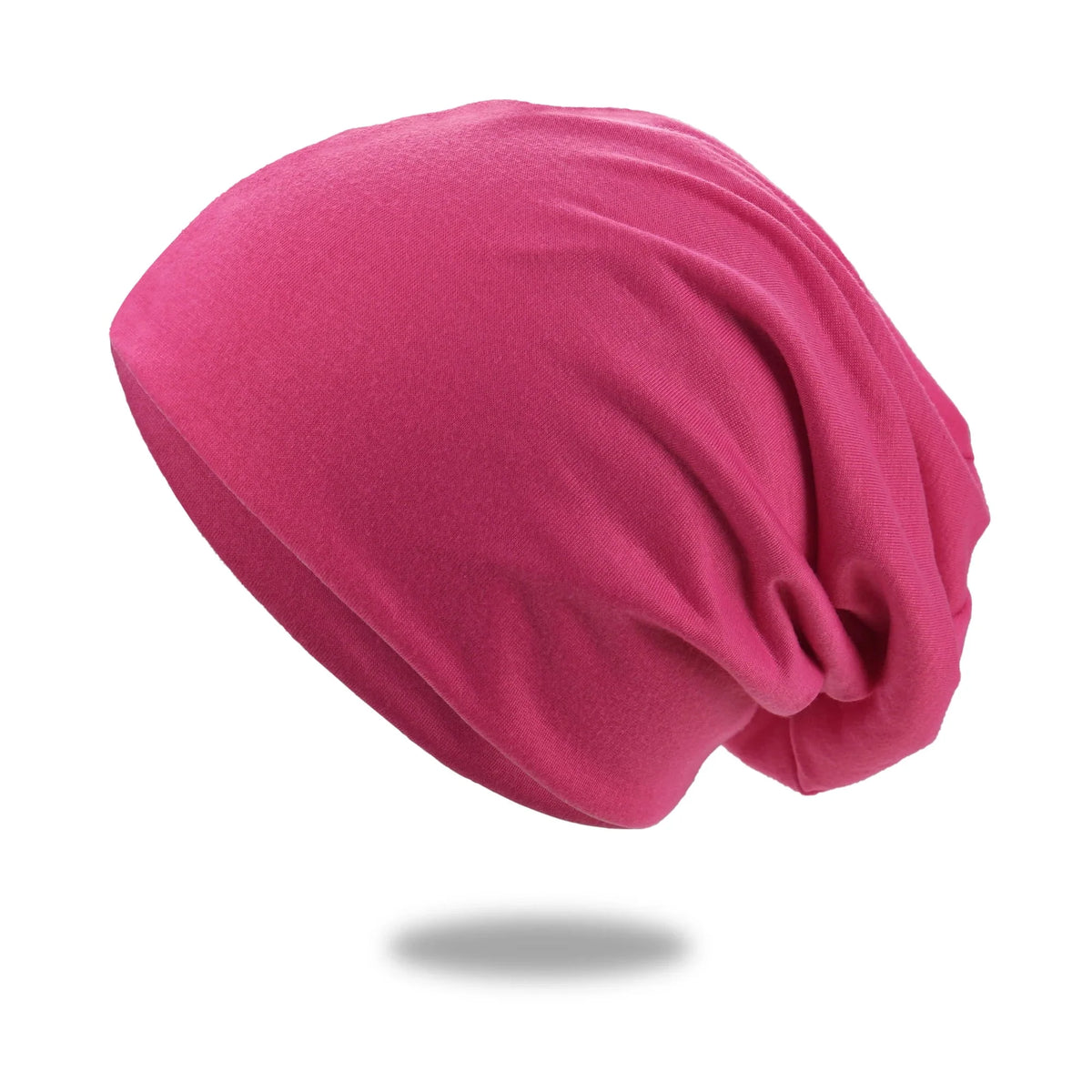 Slouch Beanie Cotton Blend Breathable Relaxed Fit