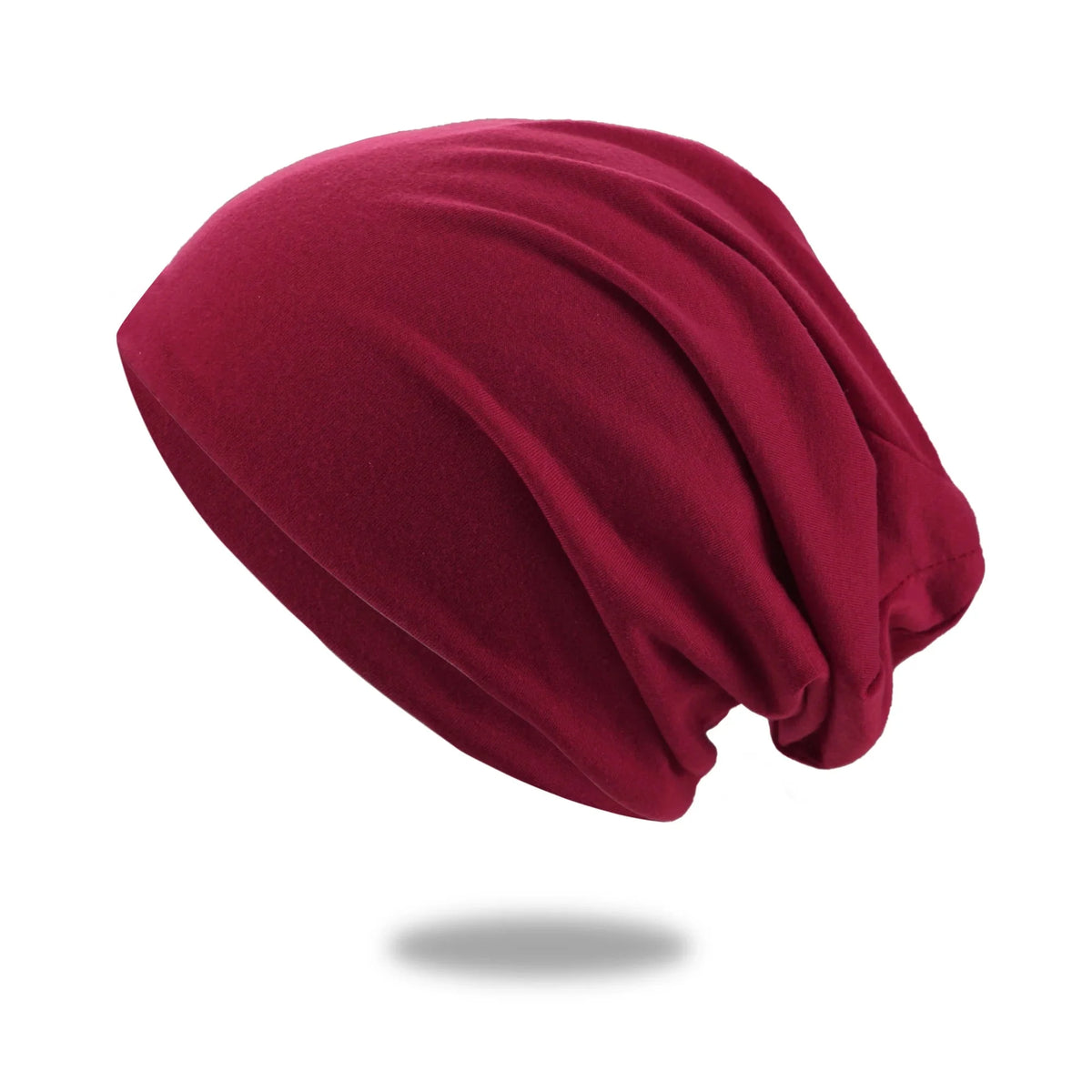 Slouch Beanie Cotton Blend Breathable Relaxed Fit
