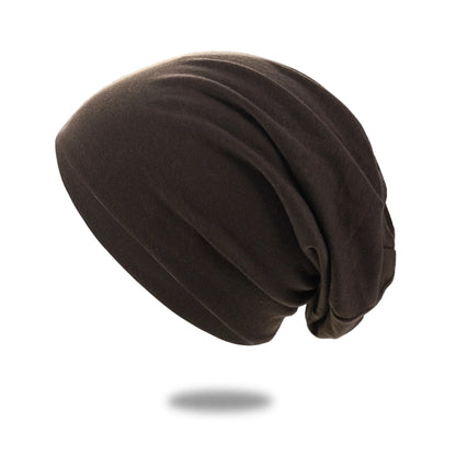 Slouch Beanie Cotton Blend Breathable Relaxed Fit