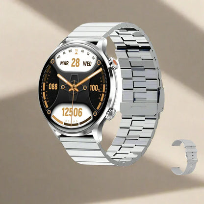 Smart Watch AMOLED Display Bluetooth Calling IP68 Water-Resistant