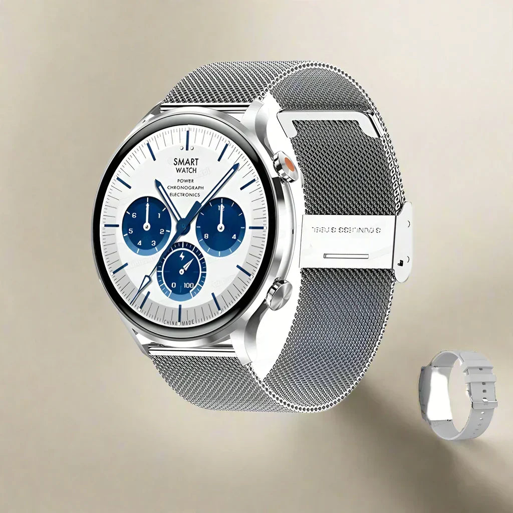 Smart Watch AMOLED Display Bluetooth Calling IP68 Water-Resistant