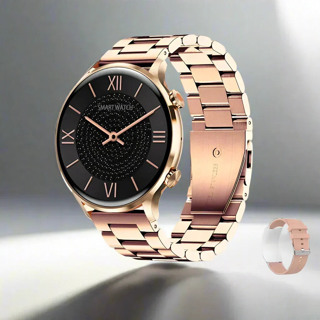 Smart Watch AMOLED Display Bluetooth Calling IP68 Water-Resistant