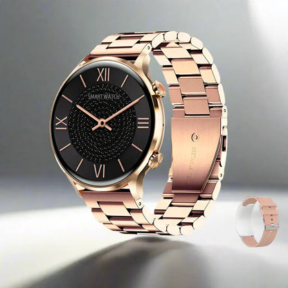 Smart Watch AMOLED Display Bluetooth Calling IP68 Water-Resistant