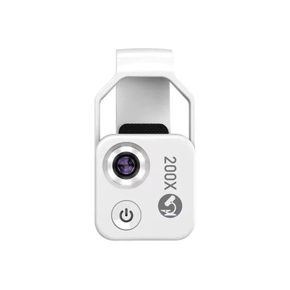 Smartphone Microscope Lens 200x Clip-On Optical Glass