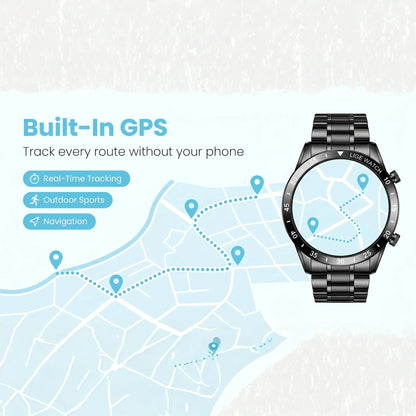 Smartwatch 4G Calling GPS Health Tracking