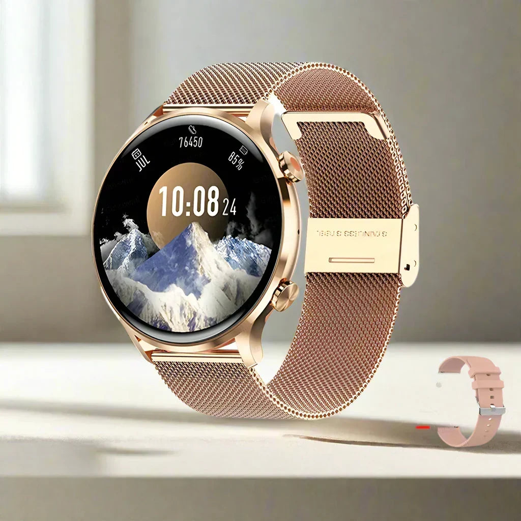 Smartwatch AMOLED Display Bluetooth Calling IP68 Water Resistant