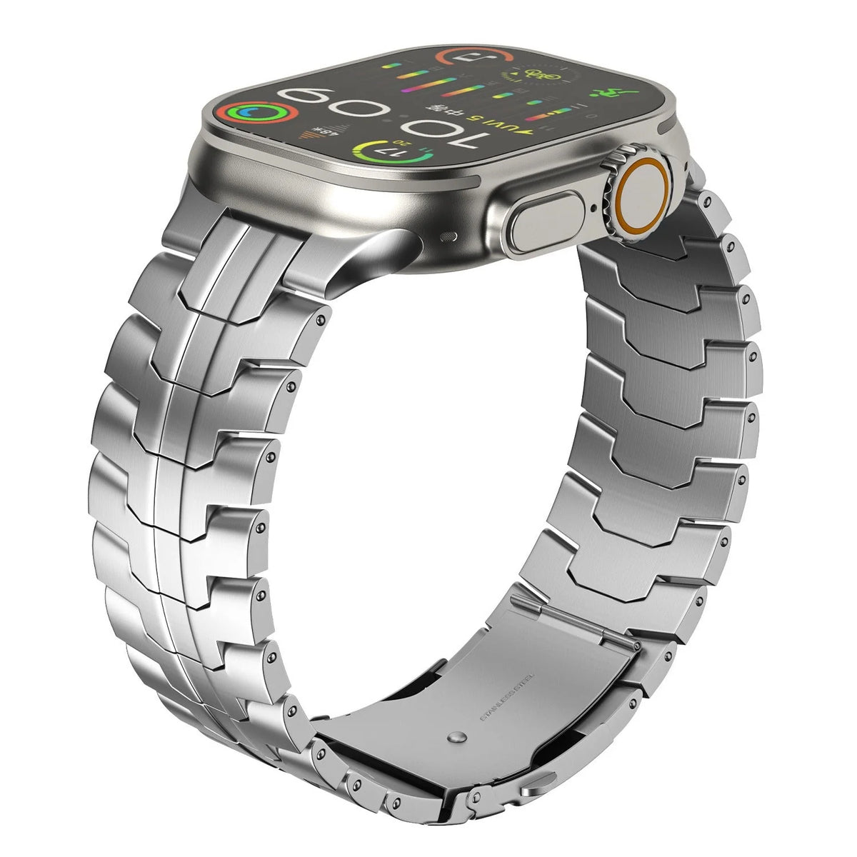 Smartwatch Band Titanium Quick-Release Hypoallergenic Clasp