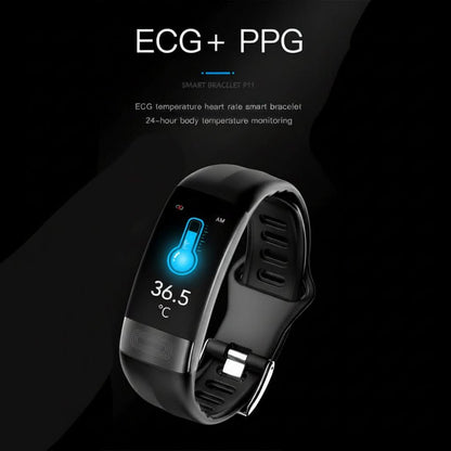 Smartwatch ECG & Blood Pressure Monitoring 10-Day Battery Life