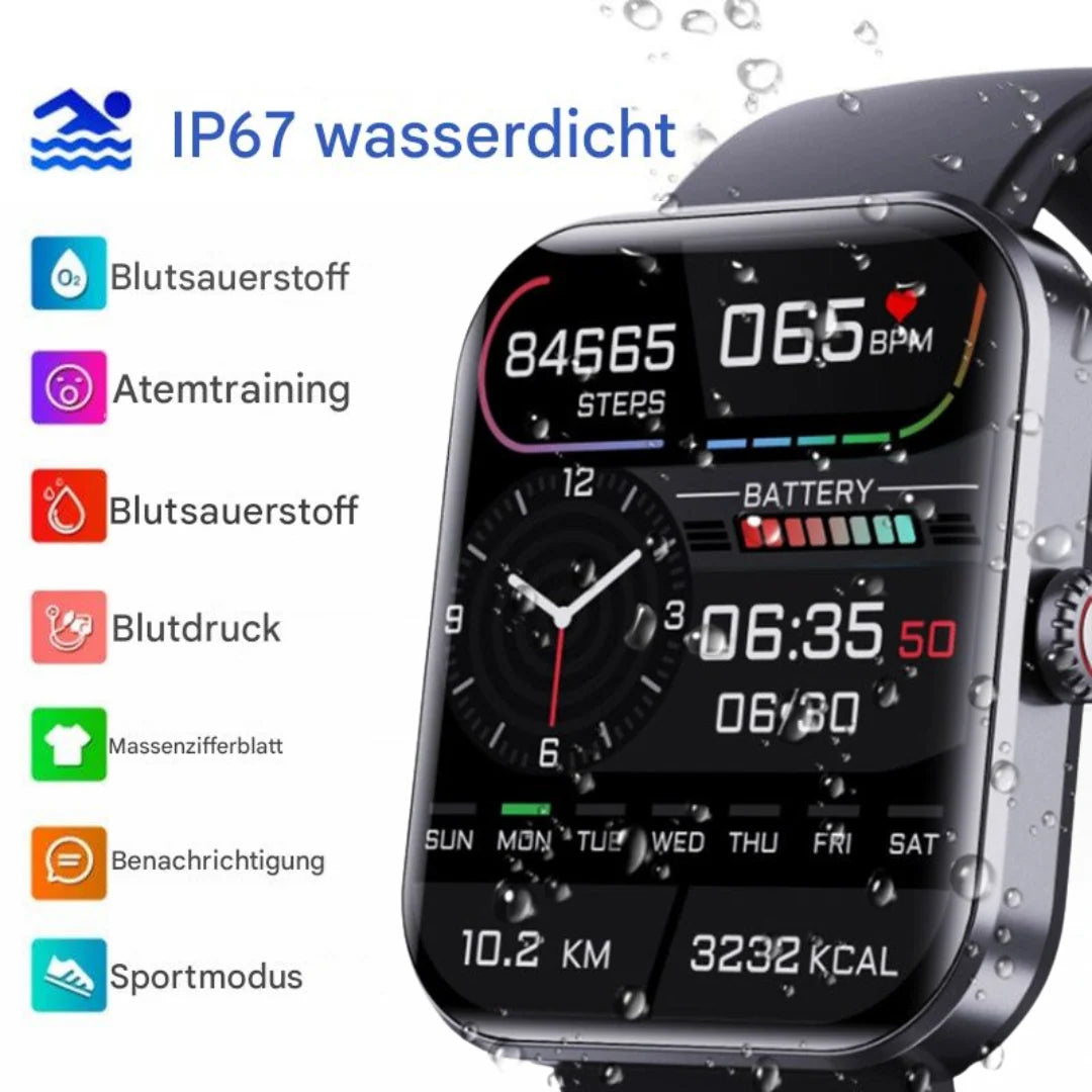 Smartwatch Non-Invasive Glucose & Health Tracking
