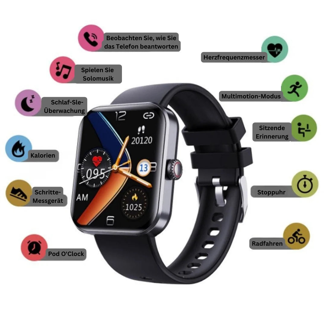 Smartwatch Non-Invasive Glucose & Health Tracking