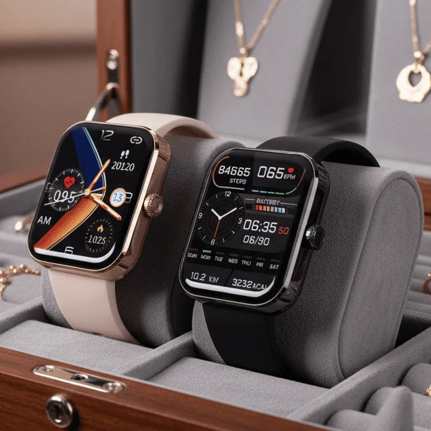 Smartwatch Non-Invasive Glucose Trend Tracking Heart Rate & Sleep Monitoring 5-Day Battery Life