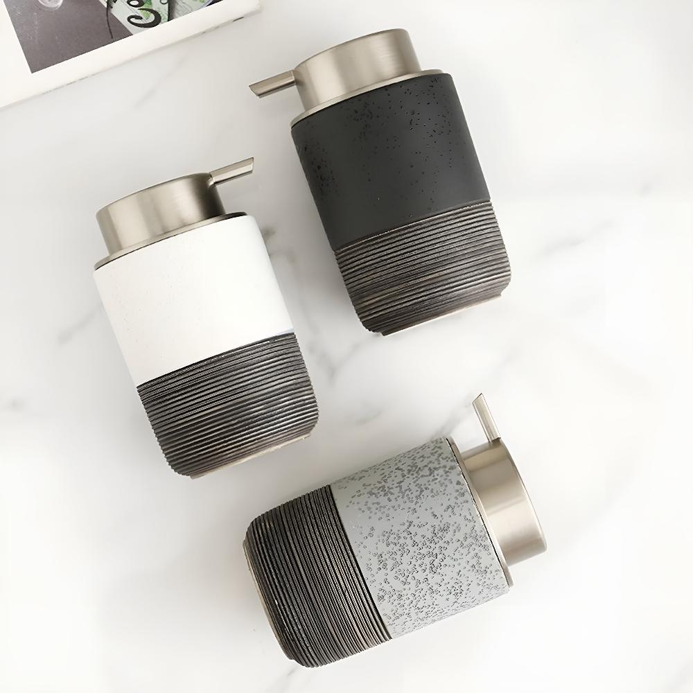 Soap Dispenser Ceramic Matte Wide-Neck 300ml