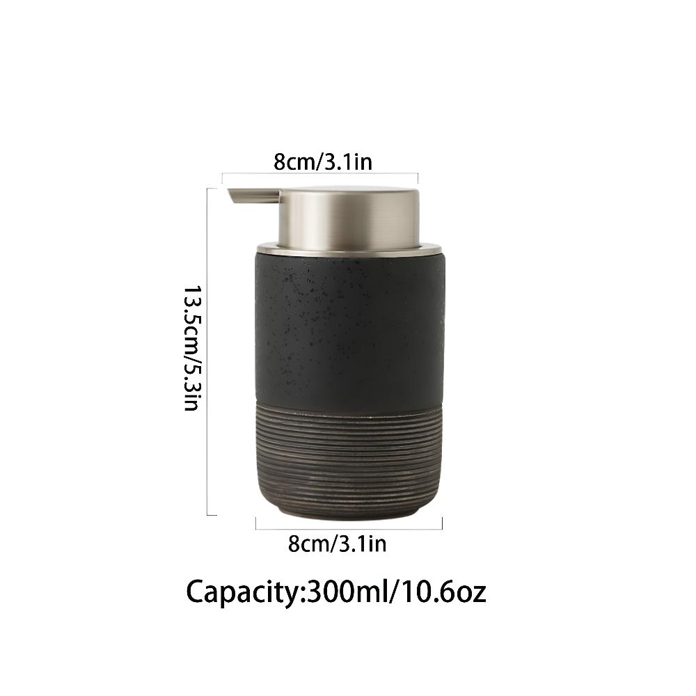 Soap Dispenser Ceramic Matte Wide-Neck 300ml