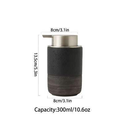 Soap Dispenser Ceramic Matte Wide-Neck 300ml
