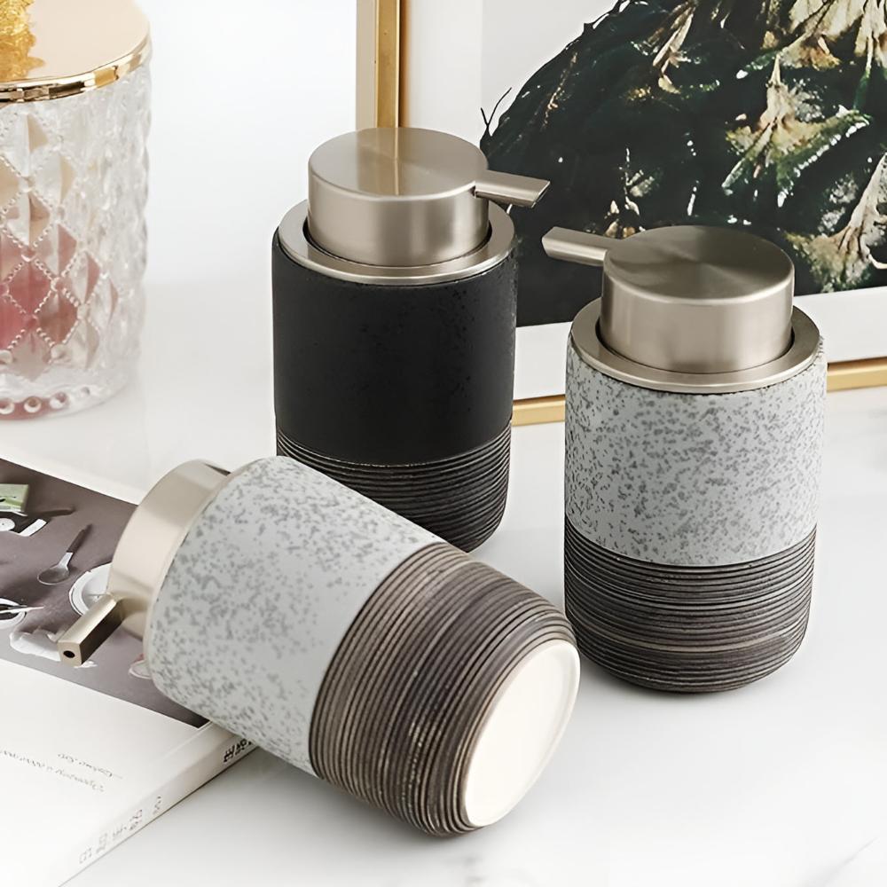 Soap Dispenser Ceramic Matte Wide-Neck 300ml