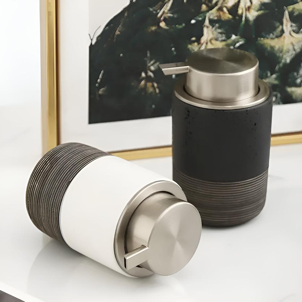 Soap Dispenser Ceramic Matte Wide-Neck 300ml