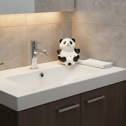 Soap Dispenser Ceramic Panda-Shaped Design
