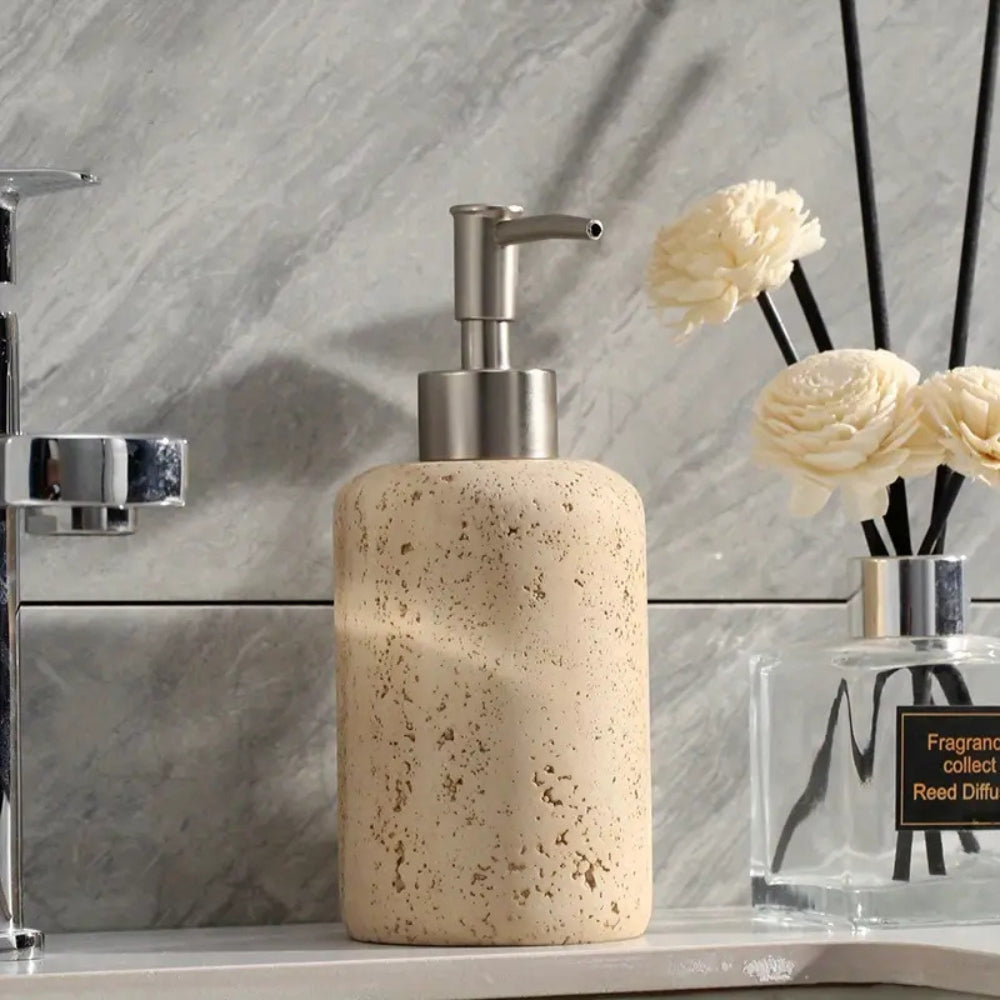 Soap Dispenser Marble Resin Moisture-Proof & Antibacterial