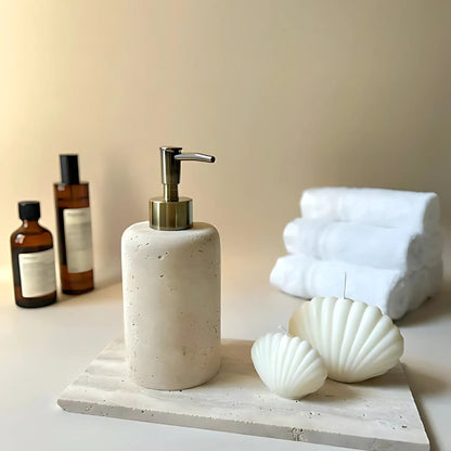 Soap Dispenser Marble Resin Moisture-Proof & Antibacterial