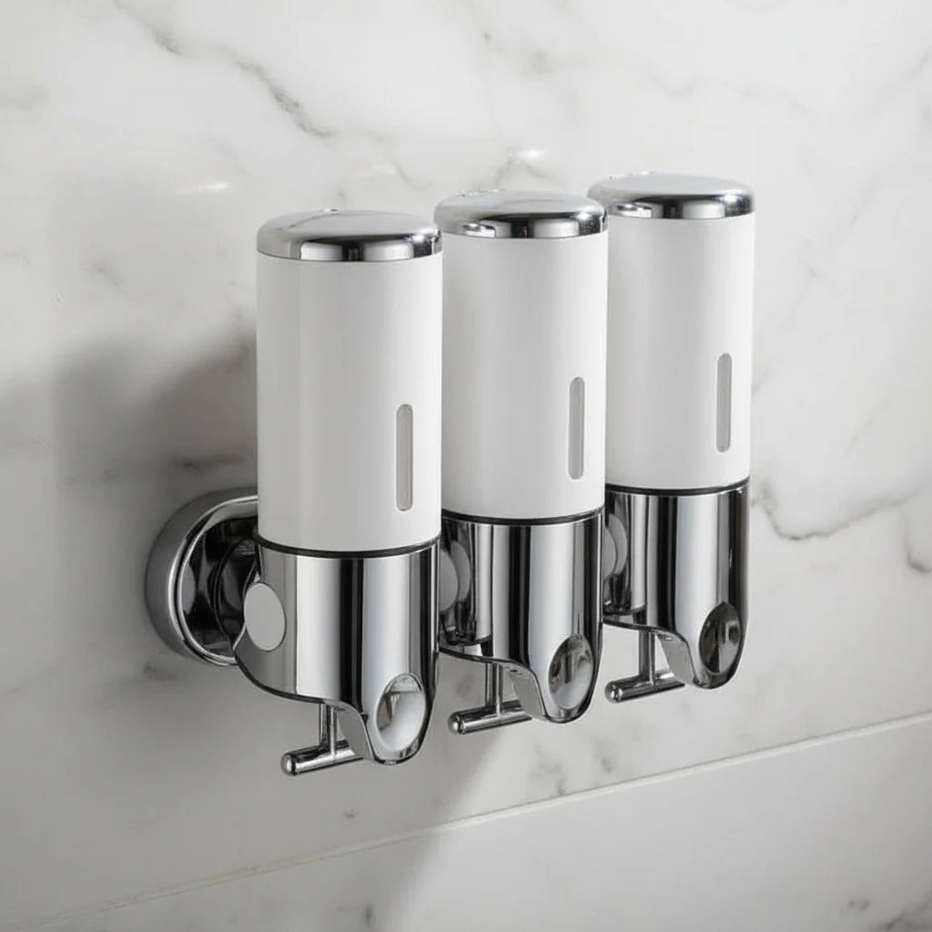 Soap Dispenser Wall-Mounted Stainless Steel 16.9 Fl Oz