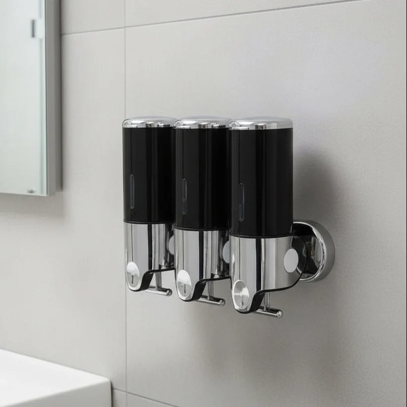 Soap Dispenser Wall-Mounted Stainless Steel 16.9 Fl Oz