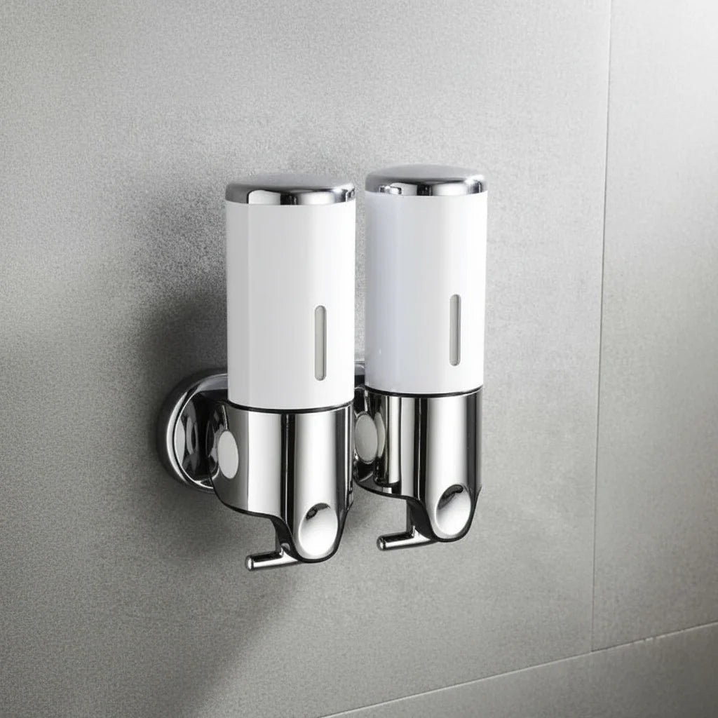 Soap Dispenser Wall-Mounted Stainless Steel 16.9 Fl Oz