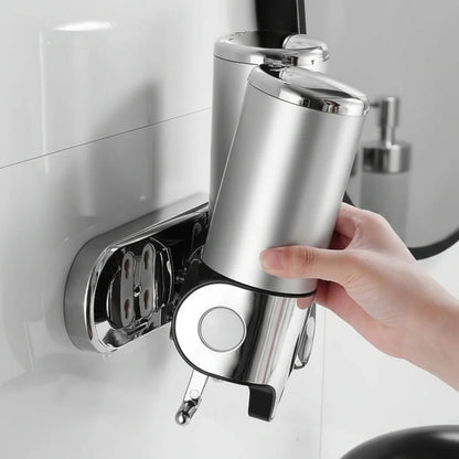 Soap Dispenser Wall-Mounted Stainless Steel 16.9 Fl Oz
